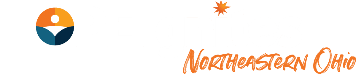 Hope Ignites Primary White Logo